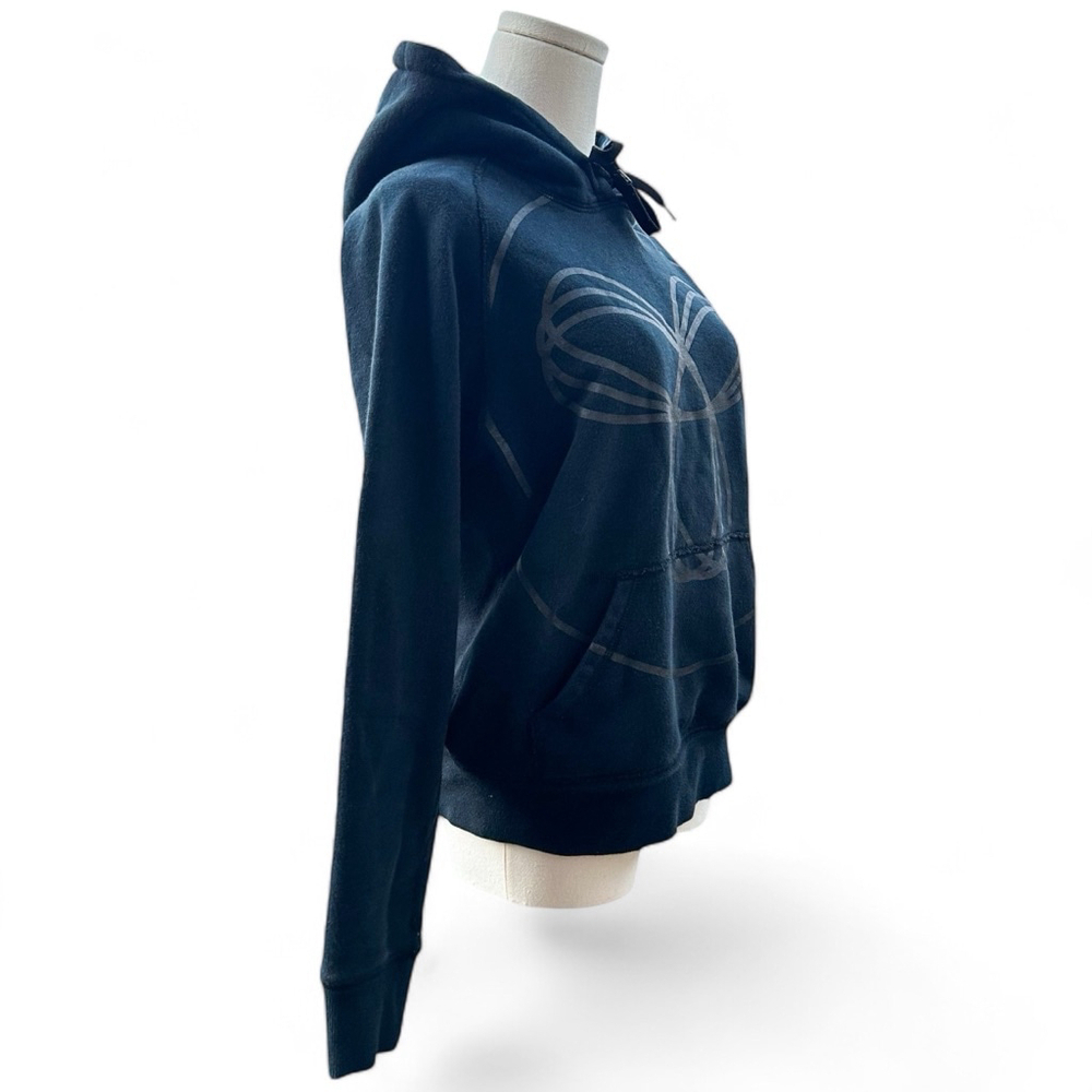 Aritzia TNA Black Long sleeves Hoodie Women Cotton Blend Sz L - Picture 3 of 12
